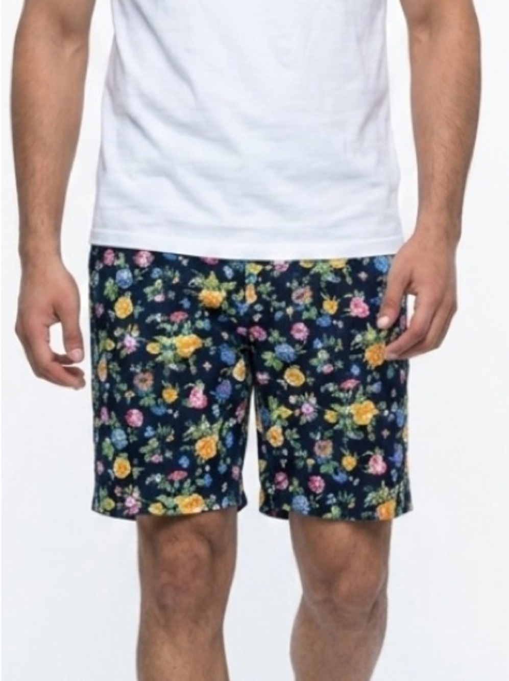 Polo Ralph Lauren Spring Flo Floral Straight Fit Linen Blend Mens Preppy Shorts